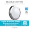Luxrite 10 Inch LED Flush Mount Ceiling Light 5 CCT Selectable 2700K-5000K 14W 1050LM Dimmable LR23280-1PK - alternate 7